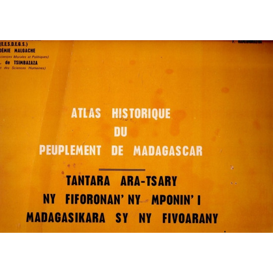 ATLAS HISTORIQUE DU PEUPLEMENT DE MADAGASCAR - 1975