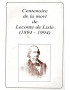 CENTENAIRE DE LA MORT DE LEONTE DE LISLE : 1894 - 1994