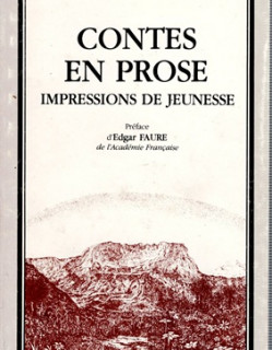 CONTES EN PROSE - IMPRESSIONS DE JEUNESSE - LECONTE DE LISLE - 1987