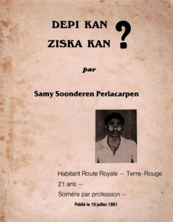 DEPI KAN ZISKA KAN ? SAMY SOONDEREN PERIACARPEN - 1981