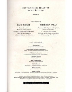 DICTIONNAIRE ILLUSTRE DE LA REUNION - VOLUME 2 - RENE ROBERT - CHRISTIAN BARAT - 1991 DICTIONNAIRE ILLUSTRE DE LA REUNION - VOLUME 2 - RENE ROBERT - CHRISTIAN BARAT - 1991