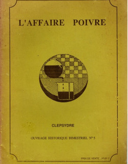 L'AFFAIRE POIVRE - CLEPSYDRE N°5 - URAD - 1989