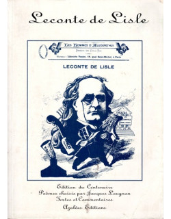 LECONTE DE LISLE - EDIITION DU CENTENAIRE - JACQUES LOUGNON - 1994