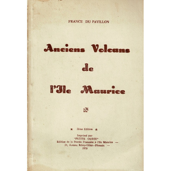 ANCIENS VOLCANS DE L'ILE MAURICE - FRANCE DE PAVILLON - 1979