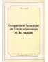 COMPARAISON SYNTAXIQUE DU CREOLE REUNIONNAIS ET DU FRANCAIS - PIERRE CELLIER - 1985