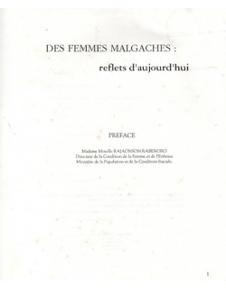 DES FEMMES MALGACHES - REFLET D'AUJOURD'HUI - 1989
