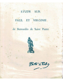 ETUDE SUR PAUL ET VIRGINIE - BERTHE DE PAVILLON - 1979