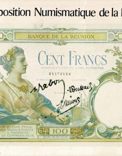 EXPOSITION NUMISMATIQUE DE LA REUNION - JACKY RICKEBUSH - 1983