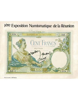 EXPOSITION NUMISMATIQUE DE LA REUNION - JACKY RICKEBUSH - 1983