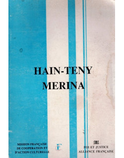 HAIN-TENY MERINA - POESIES POPULAIRES MALGACHES - 1992