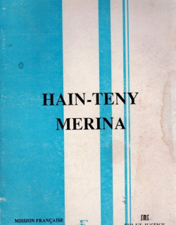 HAIN-TENY MERINA - POESIES POPULAIRES MALGACHES - 1992