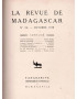 LA REVUE DE MADAGASCAR - N°24 - OCTOBRE 1938