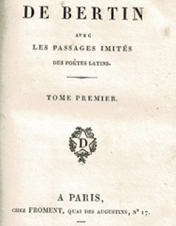 ŒUVRE DE BERTIN TOME 2 (1823)