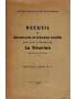 RECUEIL DE DOCUMENTS ET TRAVAUX INEDITS POUR SERVIR L'HISTOIRE DE LA REUNION N°4 - 1960