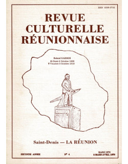 REVUE CULTURELLE REUNIONNAISE N°4 - MARS 1977