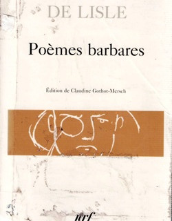 POEMES BARBARES - LECONTE DE LISLE - VERSION 1985