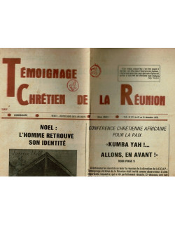 TEMOIGNAGES CHRETIEN DE LA REUNION N°271 - 22 AU 31 DECEMBRE 1979