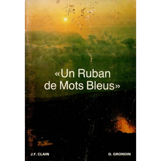 UN RUBAN DE MOTS BLEUS - J.F CLAIN / D.GRONDIN - 1985