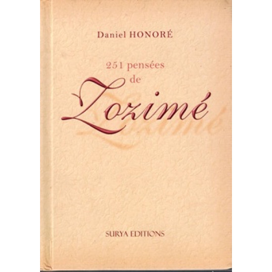ZOZIME - 251 PENSEES - DANIEL HONORE - 2011
